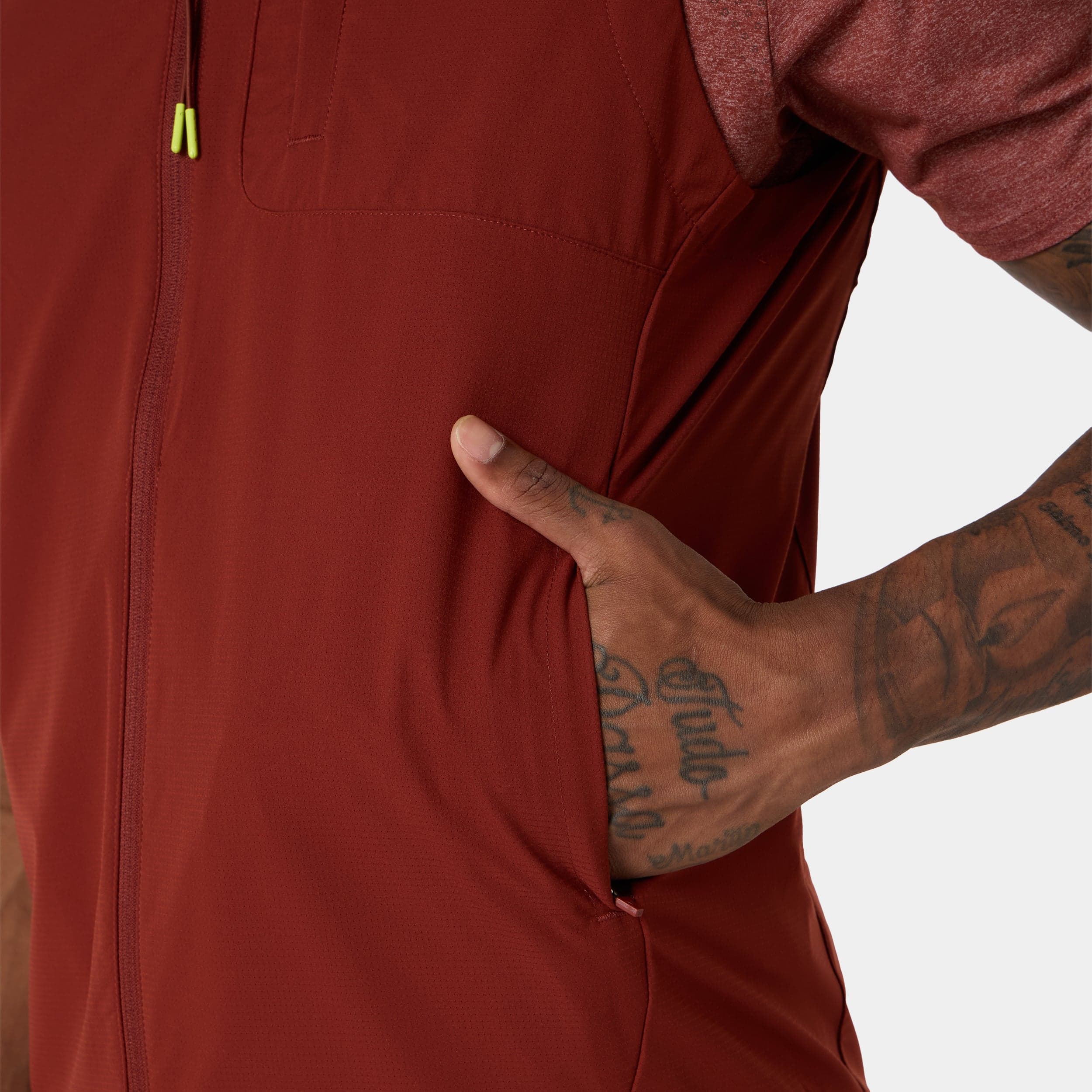 Woven Hybrid Gilet — view 4