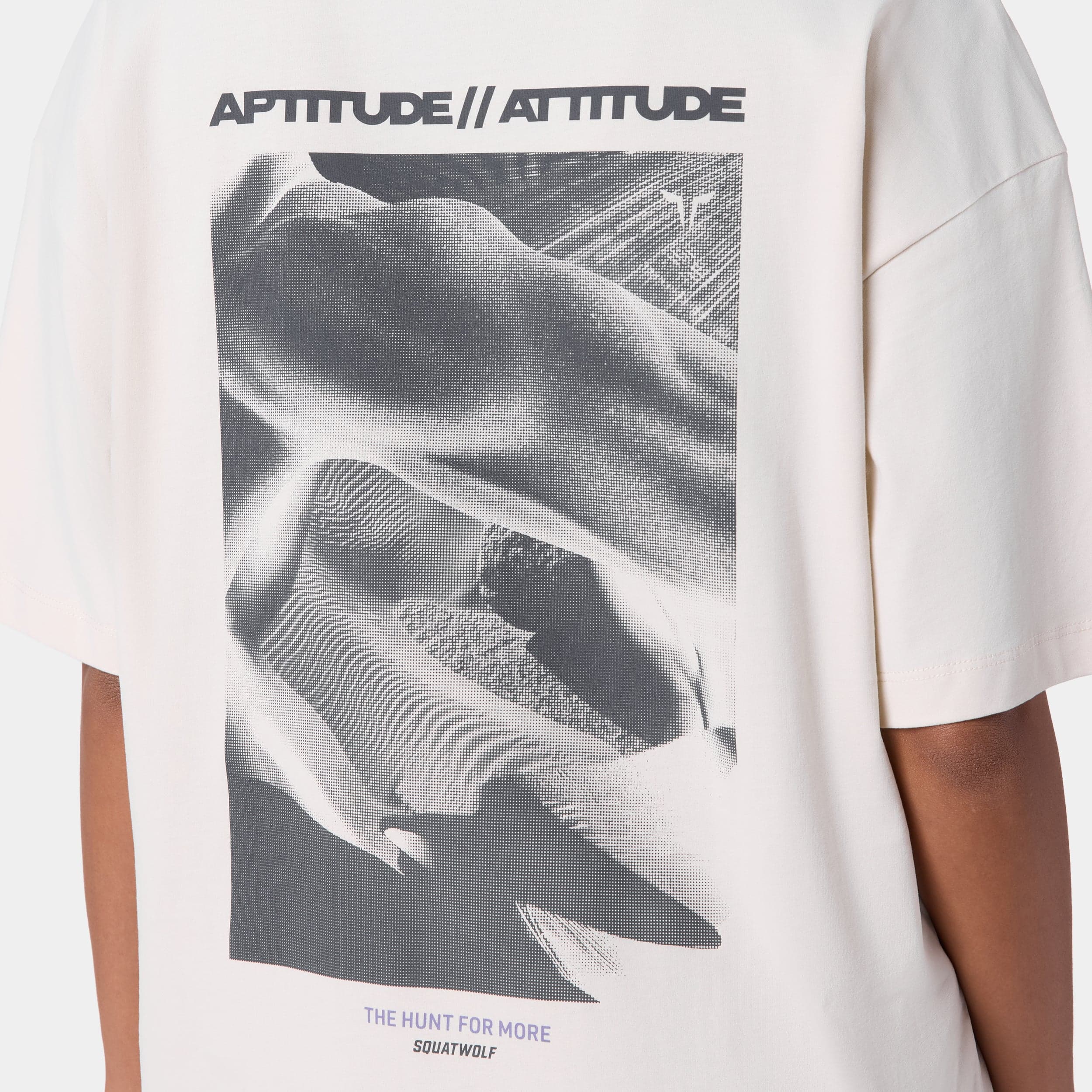 Relaxed Fit Aptitude Attitude Graphic T-Shirt — view 5