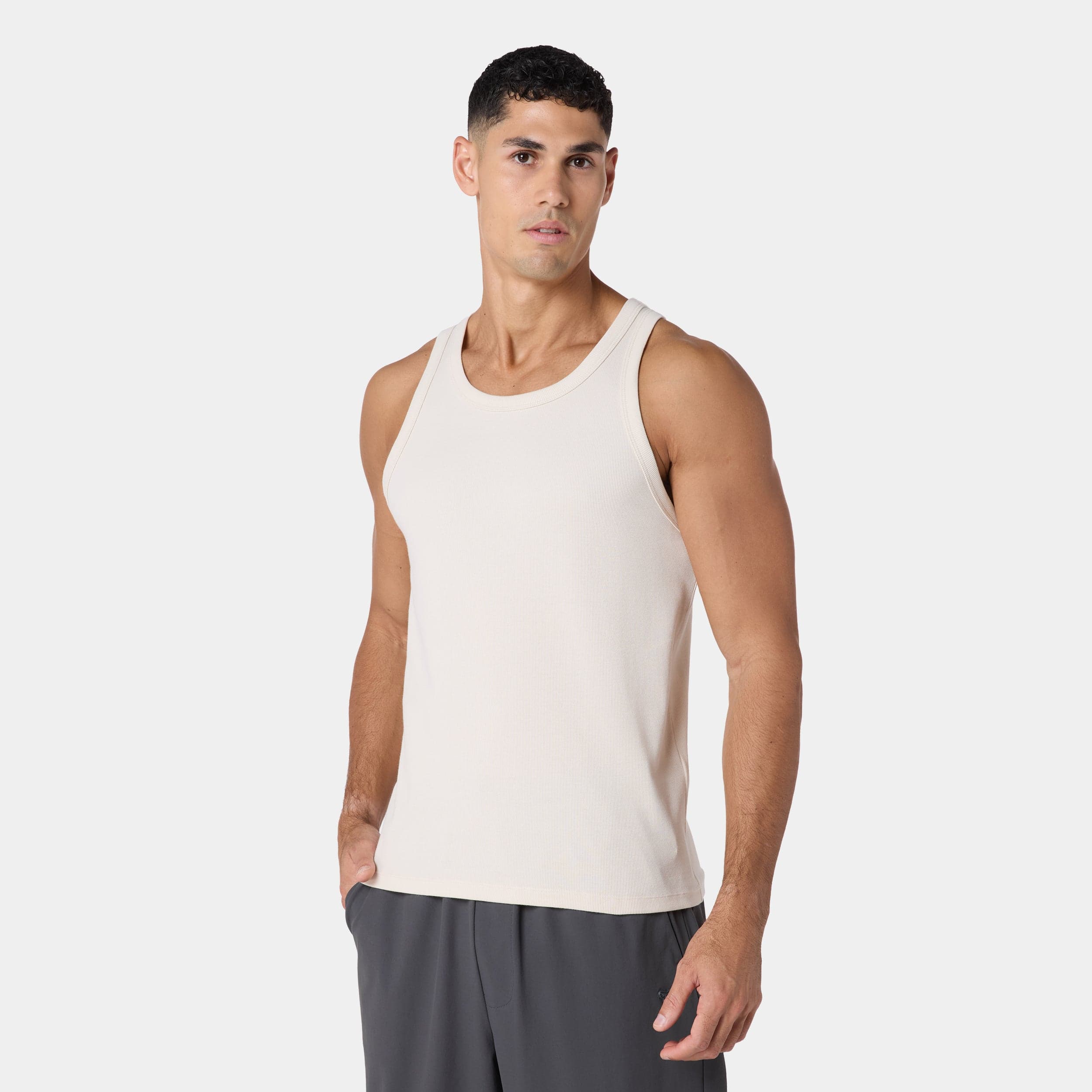 Ribbed Gym Tank