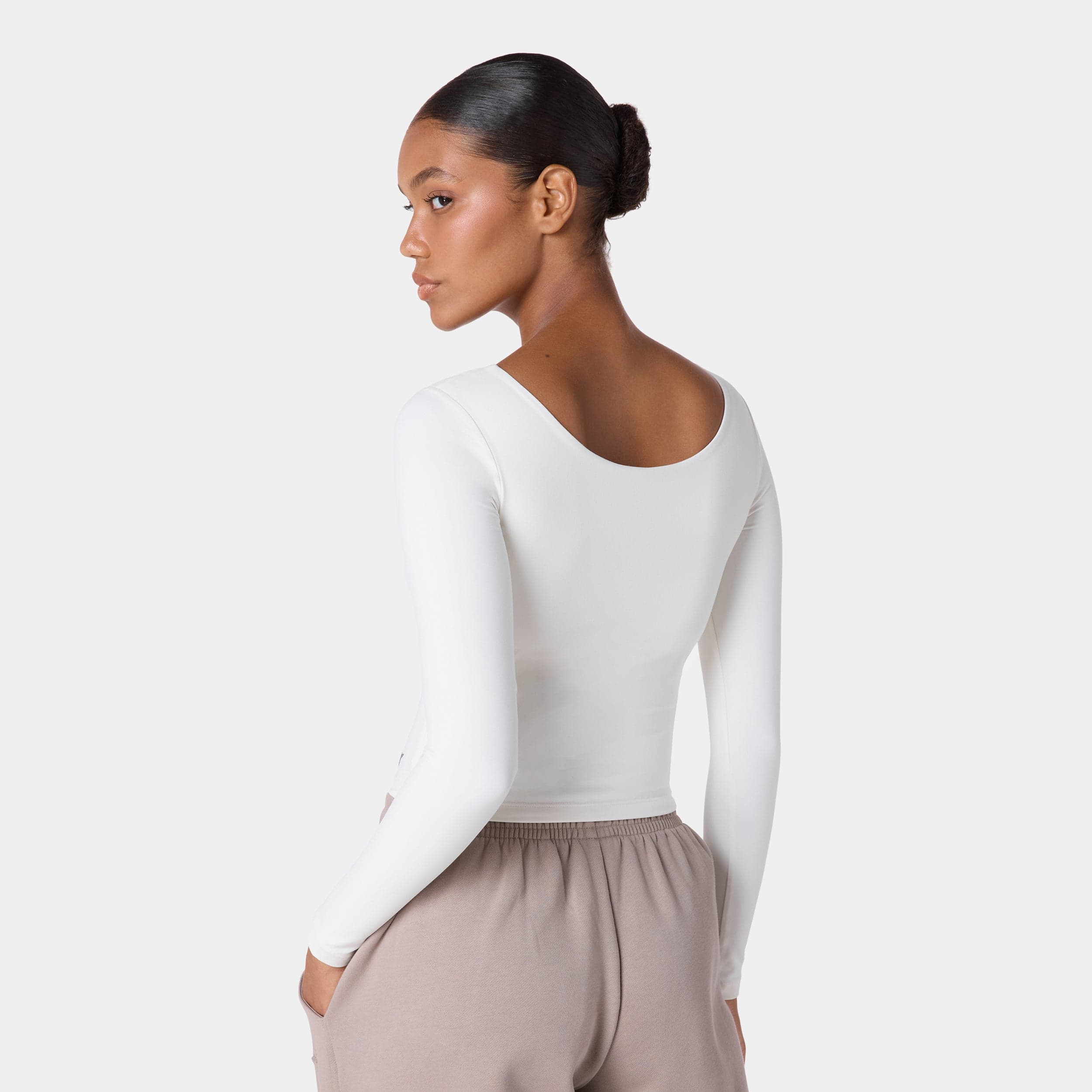 Limitless Cropped Long Sleeves Top — view 3